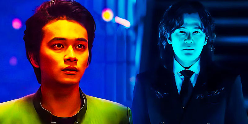 A custom image featuring Yusuke and Sakyo in Netflix's Yu Yu Hakusho live-action