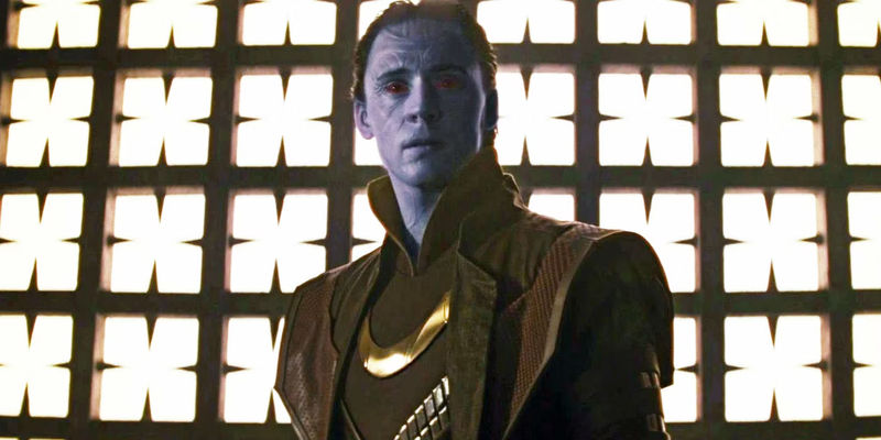 Loki in Frost Giant Form in Thor