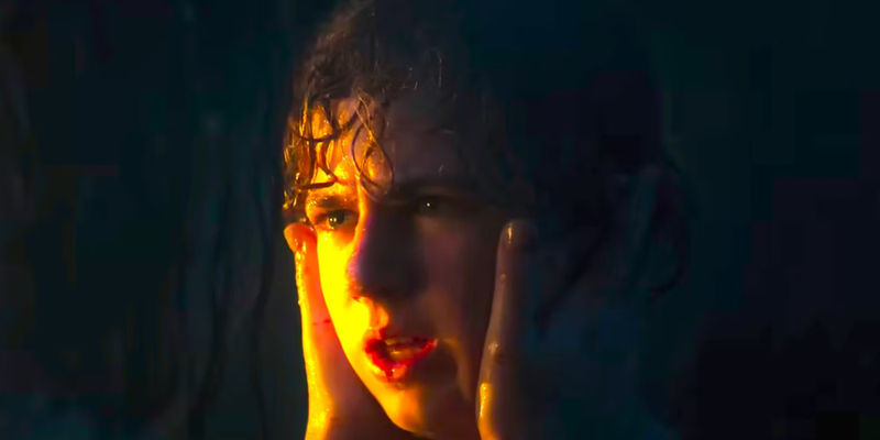 Percy Jackson in the rain with his mother in Percy Jackson and the Olympians