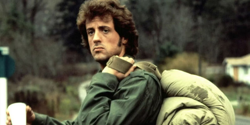 Sylvester Stallone as John Rambo in First Blood