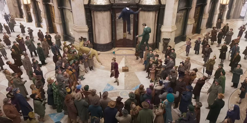 People floating in Wonka