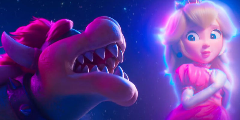 Bowser (Jack Black) singing 