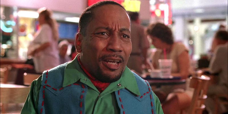 Tony Cox as Marcus looking angry in Bad Santa