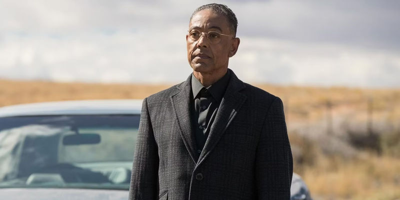 Gus in the desert in Breaking Bad