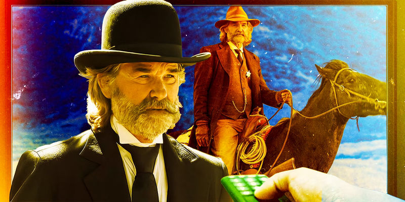 Kurt Russell in Bone Tomahawk collage