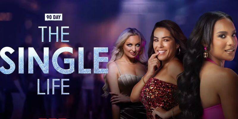 90 Day The Single Life season 4 cast members Chantel, Natalie And Veronica posing in glamorous outfits for photo shoot