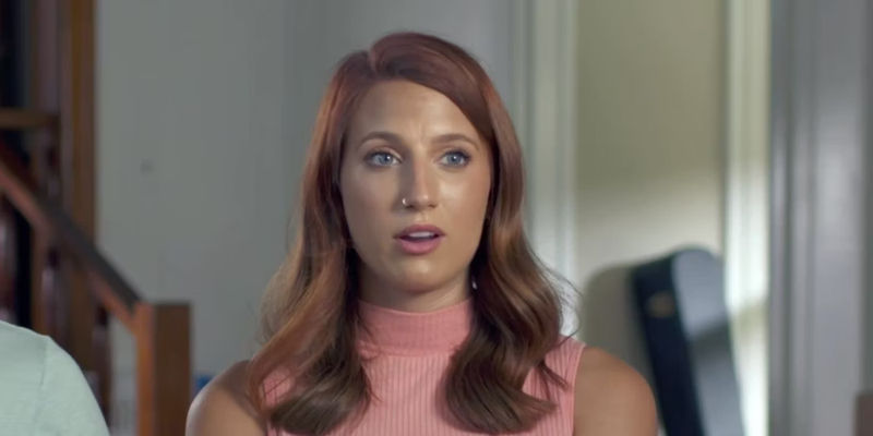 Olivia Plath on Welcome to Plathville looking shocked