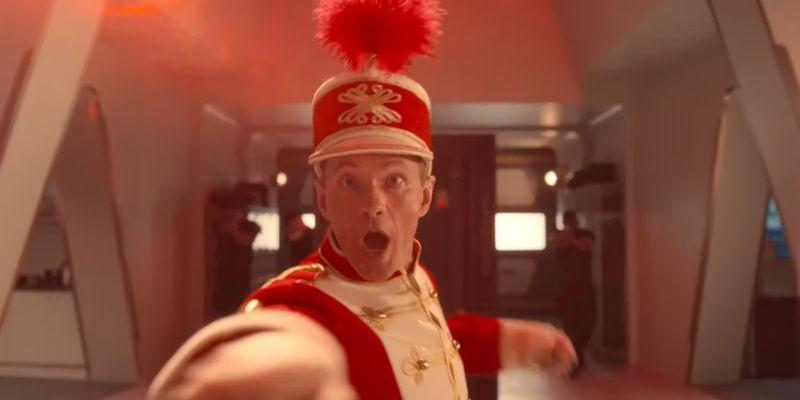 Neil Patrick Harris as the Toymaker in Doctor Who dancing