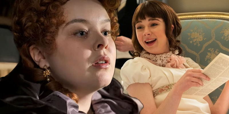 Penelope and Eloise in Bridgerton Season 1