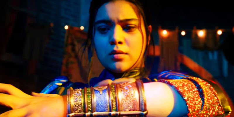 Kamala Khan with a Quantum Band in Ms. Marvel