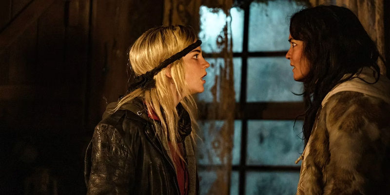 Natalie and Lottie arguing in Yellowjackets