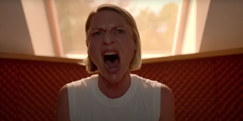 Rachel Fleishman (Claire Danes) sitting on a bed looking pensive in Fleishman Is in Trouble