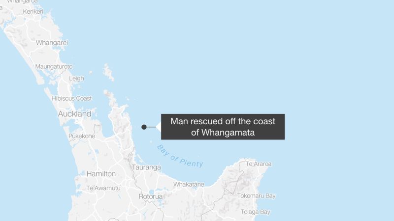 Dramatic rescue saves fisherman from shark encounter after falling overboard