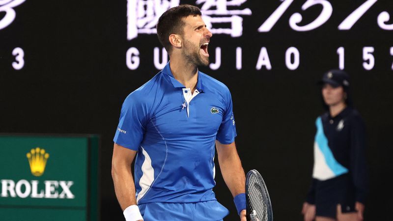 Novak Djokovic Battles Through to the Third Round of the 2024 Australian Open