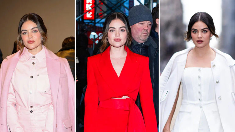 Lucy Hale Rocks 4 Classy Outfits in 1 Day in NYC
