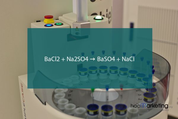 BaCl2 + Na2SO4 → BaSO4 + NaCl