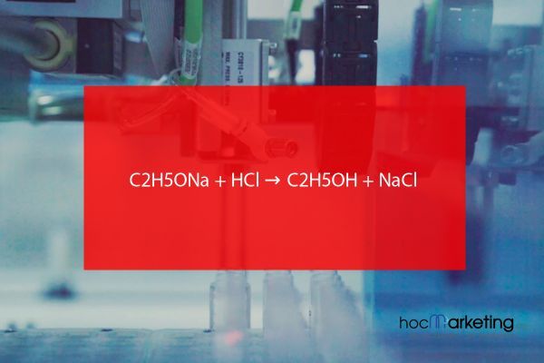 C2H5ONa + HCl → C2H5OH + NaCl