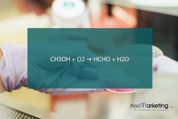 CH3OH + O2 → HCHO + H2O