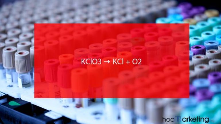 KClO3 → KCl + O2
