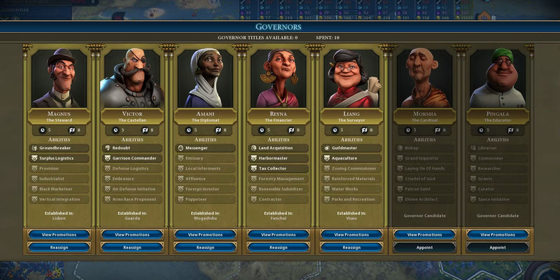 Mastering Civilization 6: Unleash the Power of Governors!