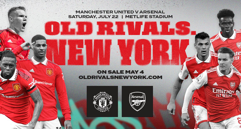 Arsenal-Man United tickets now available for game at MetLife - World Soccer  Talk