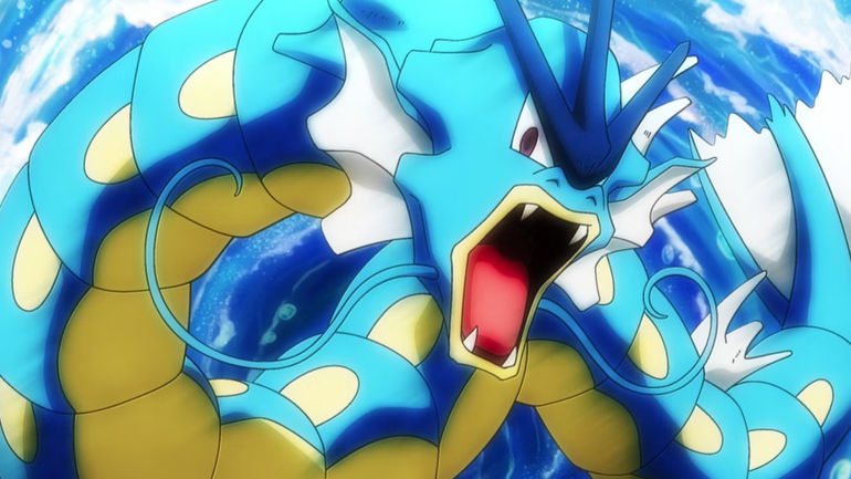 Masterpiece Unleashed: Behold the Spectacular Painting of Gyarados and Magikarp