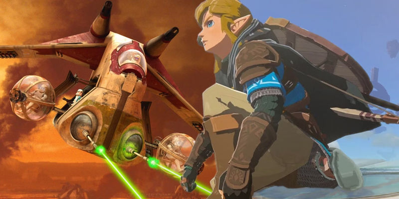 Unleash the Ultimate Crossover: Zelda Enthusiast Constructs Epic Republic Gunship from Star Wars!