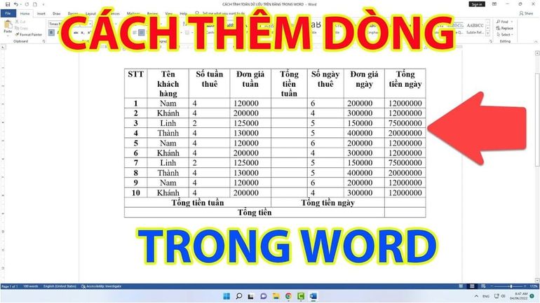 Khám phá cách thêm dòng trong Word một cách chuyên nghiệp và tiện lợi