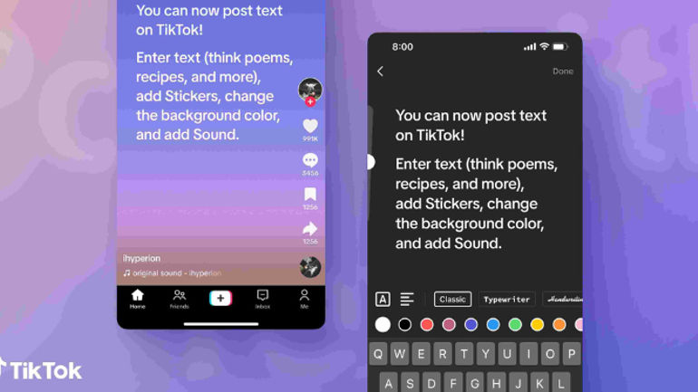 TikTok với tính năng đăng bài dạng văn bản: Góp mặt trong cuộc đua cạnh tranh với X và Threads