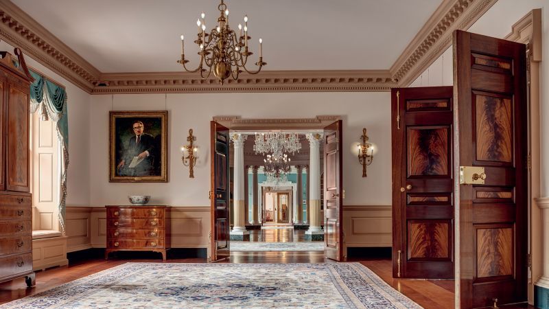 Unveiling the Opulent Reception Rooms at the US State Department: A Glimpse into Diplomatic Grandeur