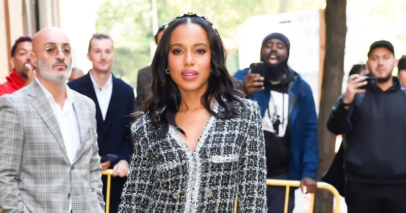 Kerry Washington's Mesmerizing Jeweled Headband Takes NYC by Storm
