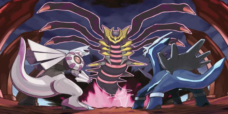 Unleashing the Ultimate Pokemon Paradox: Dialga, Palkia, and Giratina Combine to Create the Most Mind-Blowing Legendary