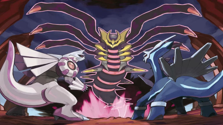 Unleashing the Ultimate Pokemon Paradox: Dialga, Palkia, and Giratina Combine to Create the Most Mind-Blowing Legendary