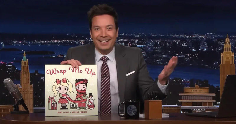 Jimmy Fallon and Meghan Trainor Trigger Holiday Cheer with Festive Hit 'Wrap Me Up!'