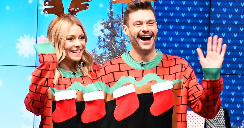Top Celebrities Spreading Holiday Cheer with Ugly Christmas Sweaters