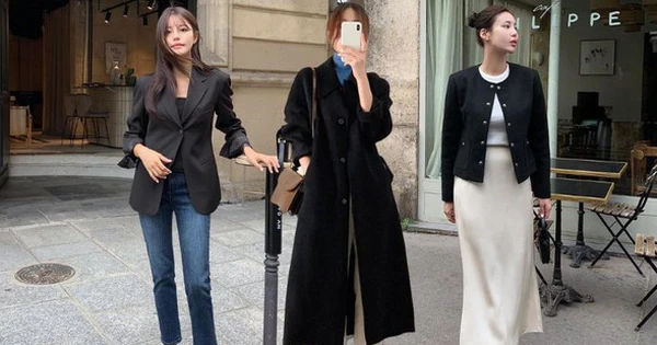 10 cách phối áo khoác đen thời thượng cho công sở