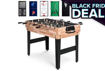 Ultimate Game Table Deal - Score Foosball, Pool, Air Hockey, Ping Pong, And More For Just $130