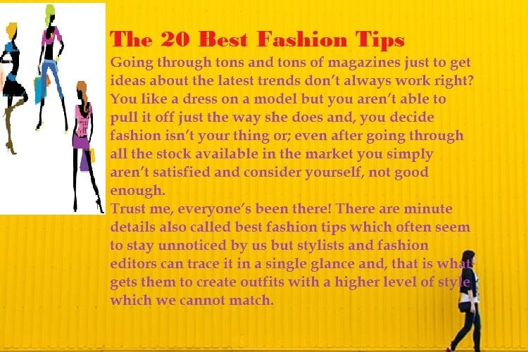Best Fashion Tips