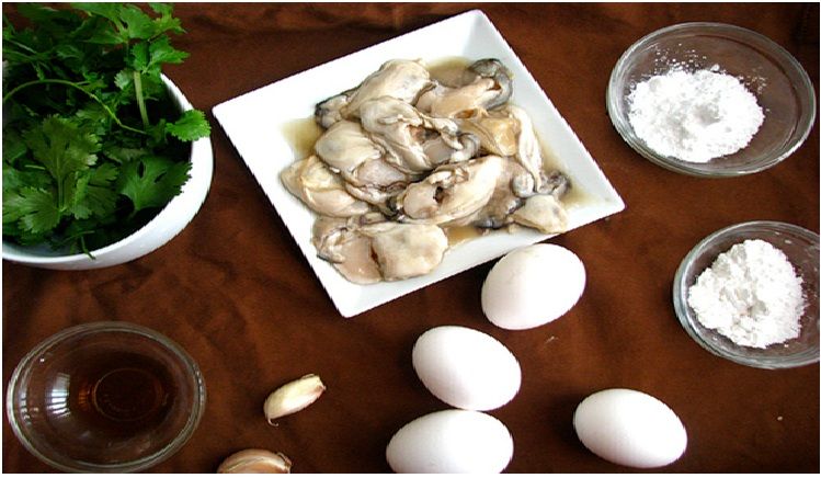 Recipe of Oyster Omelets 