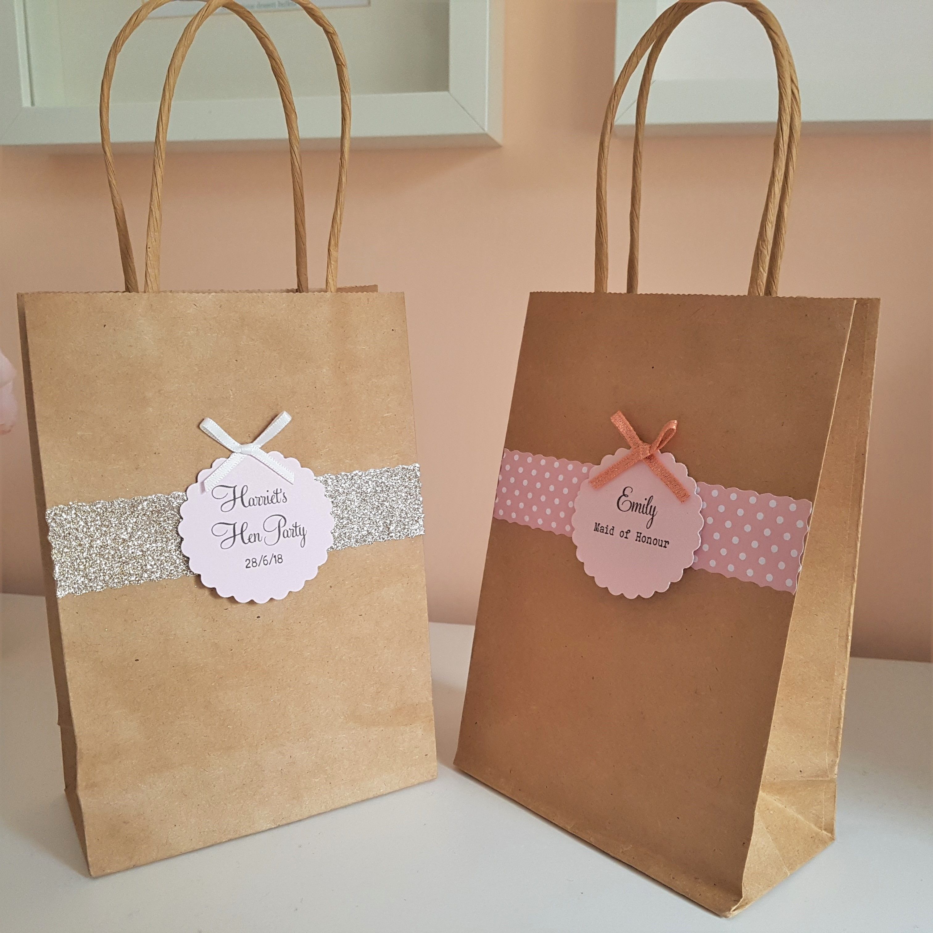 kraft gift bags