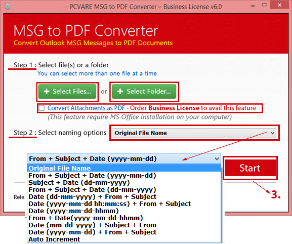 Outlook batch save emails to PDF