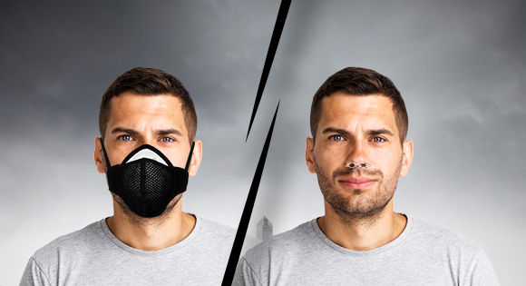 Your regular pollution Mask vs Nasofilters