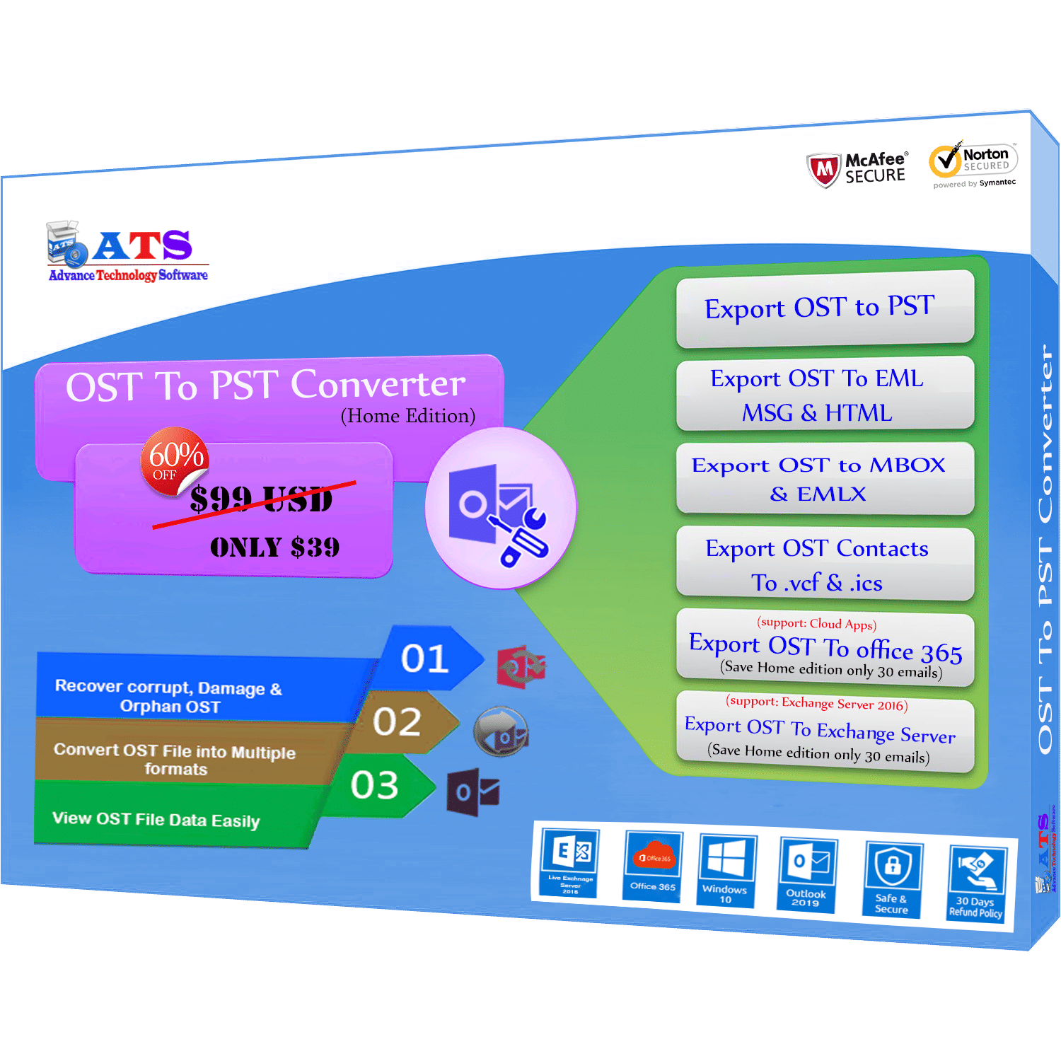 ATS OST to PST Converter