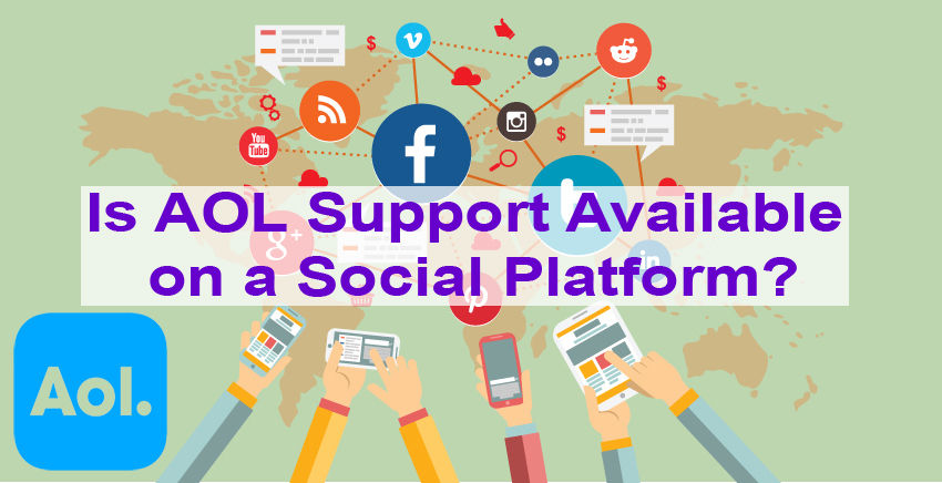 Is AOL Support Available on a Social Platform?