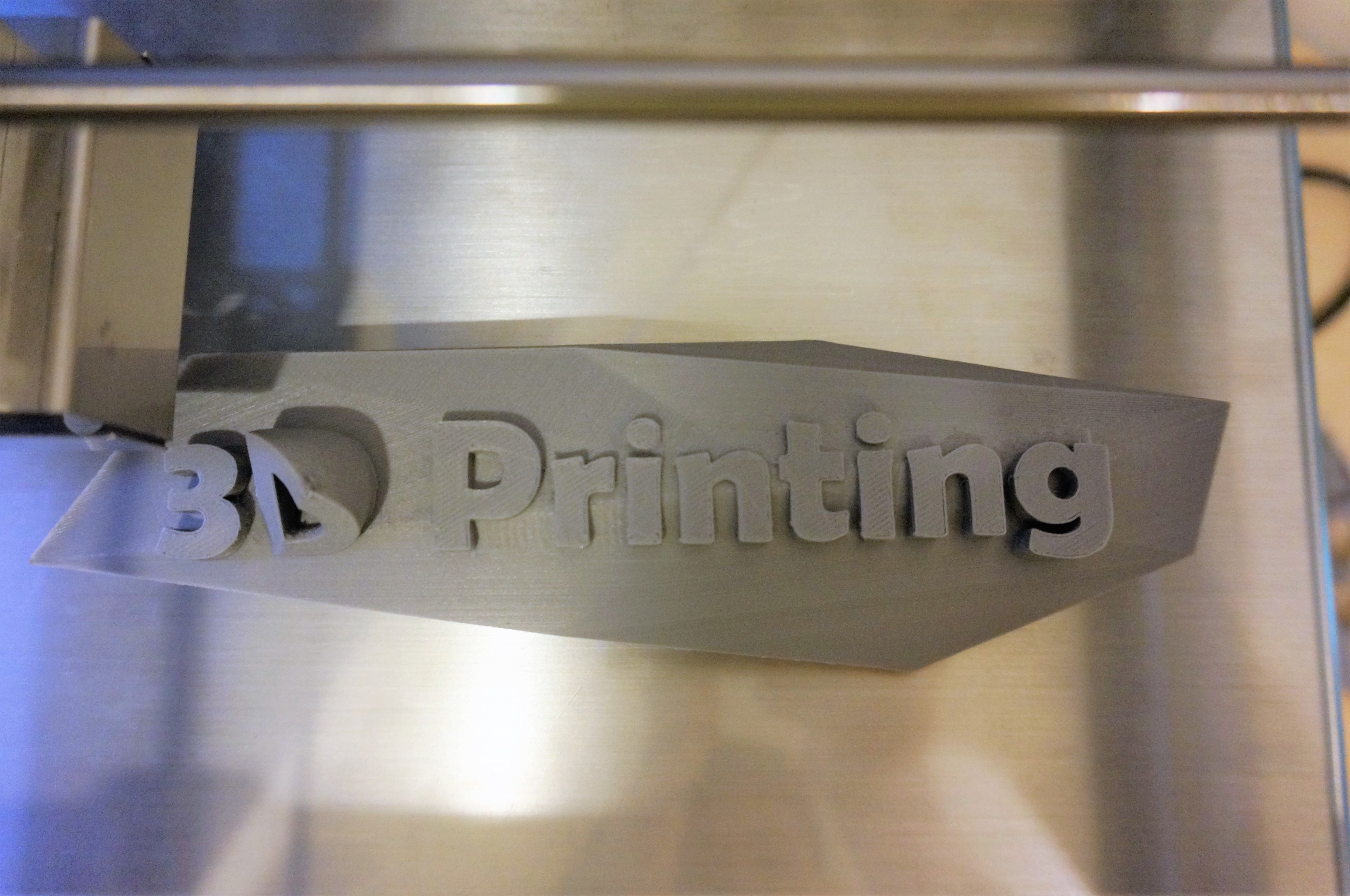 3D Printed Signage Board