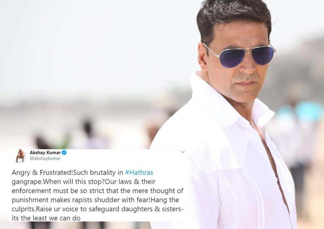 Akshay kumar on Hathras