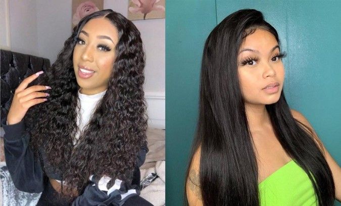 Ashimary human hair wigs lace front wig hair textures