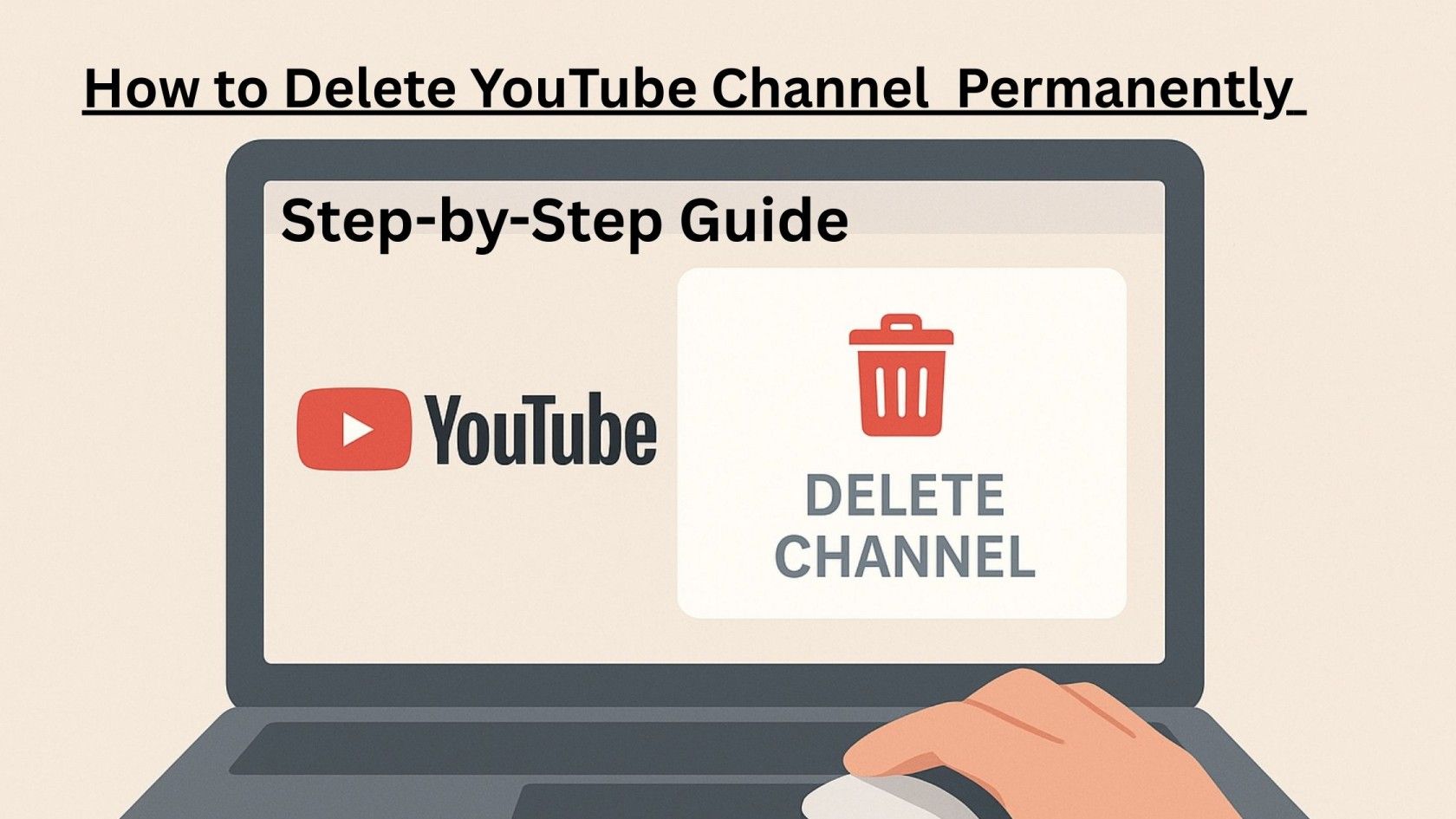 how to delete youtube channel