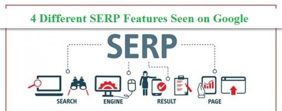 SERP Features Seen on Google