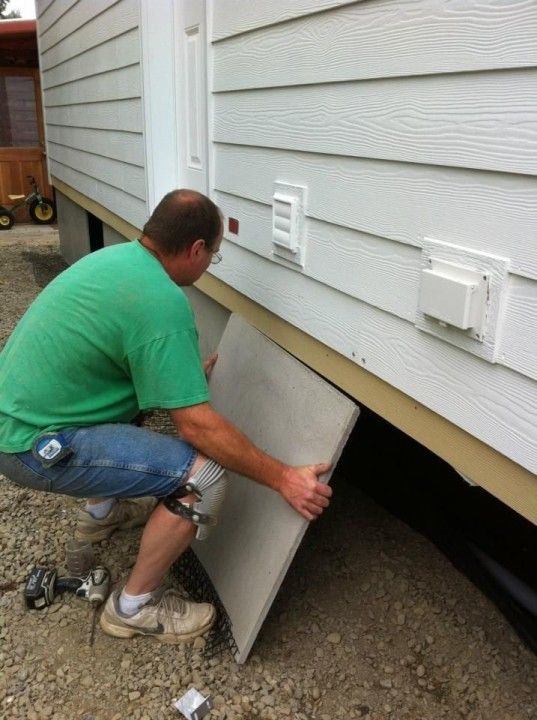 mobile home underpinning 